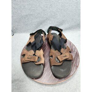 Nike womens Brown & Black‎ Sandals Size 10 Adjustable Straps Comfortable Durable